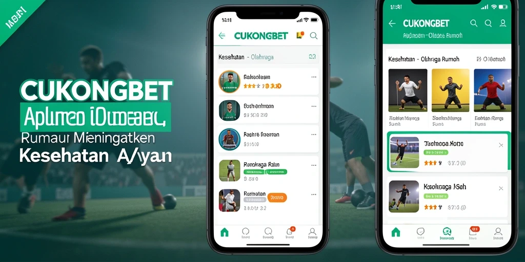 Antarmuka aplikasi CUKONGBET yang intuitif dan menarik.