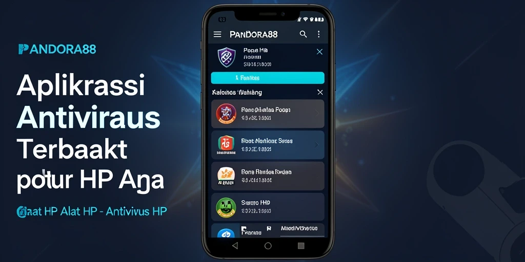 Tampilan intuitif PANDORA88 dengan semua fitur Antivirus HP terintegrasi.